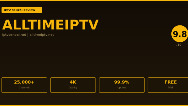 Alltimeiptv Review 2026 — IPTV Senpai Expert Guide