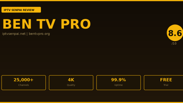 Ben TV Pro Review 2026 — IPTV Senpai Expert Guide