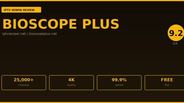 Bioscope Plus Review 2026 — IPTV Senpai Expert Guide