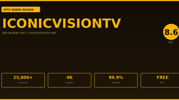 Iconicvisiontv Review 2026 — IPTV Senpai Expert Guide