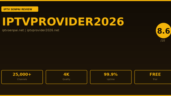 Iptvprovider2026 Review 2026 — IPTV Senpai Expert Guide