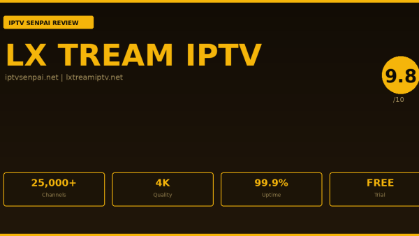 LX Tream IPTV Review 2026 — IPTV Senpai Expert Guide