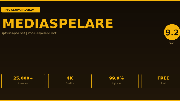 Mediaspelare Review 2026 — IPTV Senpai Expert Guide