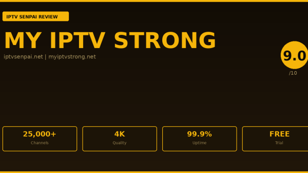 My IPTV Strong Review 2026 — IPTV Senpai Expert Guide