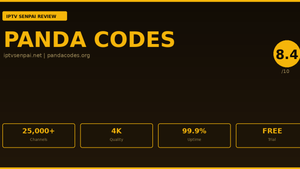Panda Codes Review 2026 — IPTV Senpai Expert Guide