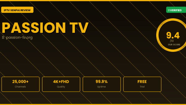 Passion TV Review 2026 — Complete IPTV Senpai Guide
