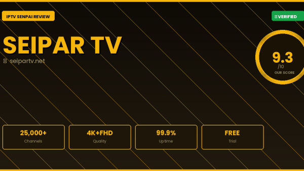 Seipar TV Review 2026 — Complete IPTV Senpai Guide
