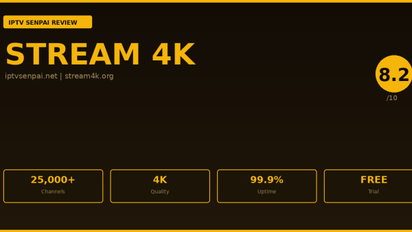 Stream 4K Review 2026 — IPTV Senpai Expert Guide