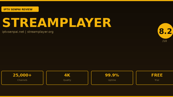 Streamplayer Review 2026 — IPTV Senpai Expert Guide