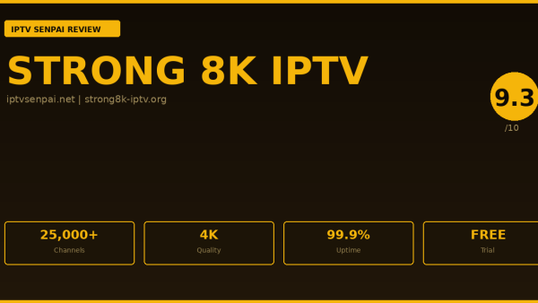 Strong 8K IPTV Review 2026 — IPTV Senpai Expert Guide