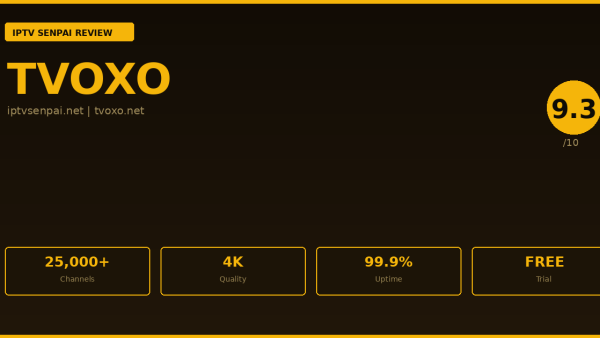 Tvoxo Review 2026 — IPTV Senpai Expert Guide