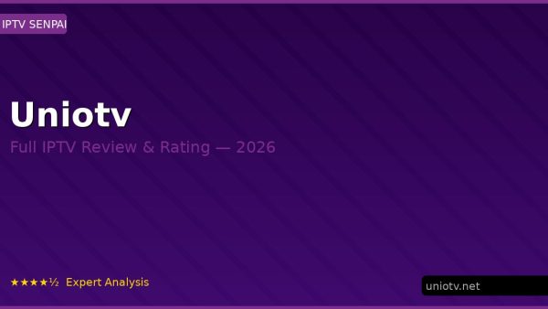 Uniotv Review 2026 — Channels, Pricing & Honest Rating
