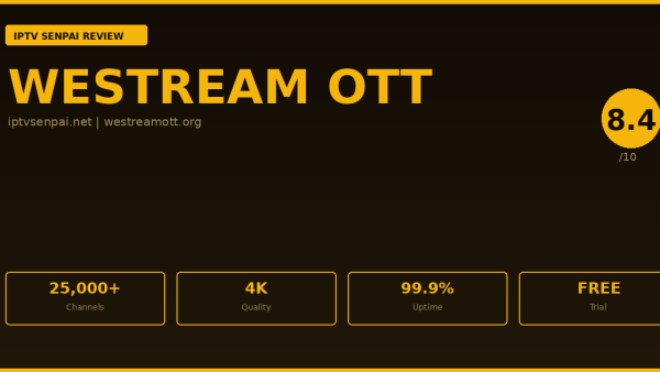 WeStream OTT Review 2026 — IPTV Senpai Expert Guide
