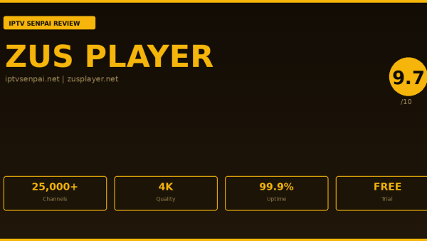 Zus Player Review 2026 — IPTV Senpai Expert Guide
